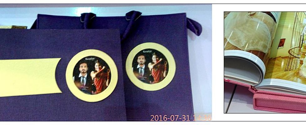 New Model Hard Cover Front and Back Photo Album Creation 